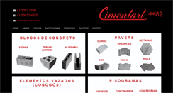 Desktop Screenshot of cimentart.com.br